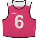 SPALDING スポルディング バスケットボール メンズウェア ビブス 6枚セット 6〜11 PINK SUB130720