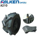 A210 20X10.00-10 4PR タイヤ1本+チューブ1枚(TR13)セット FALKEN(OHTSU)/ファルケン(オーツ)作業機・運搬車など20X1...