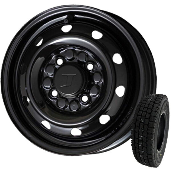 【2025年製造】ヨコハマ SY01V 145/80R12 80/78N LT 【スタッドレスタイヤ】【冬タイヤ】 (●M74 ブラック●TF367）スチールホイール 4本セット【軽トラック】【軽トラ】【軽貨物】【新品】