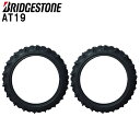 ブリヂストンAT19 250-18 (2.50-18) 4PRタイヤ2本セット(※チューブ別売)【田植機用タイヤ】【浅田向】送料無料(※沖縄、離島は発送不可)