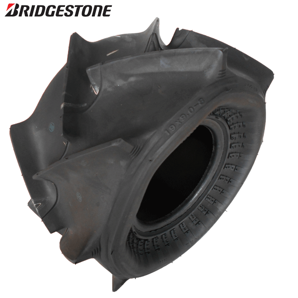 ブリヂストン FTI 19x9.0-8チューブレスタイヤ 1本稲麦刈取機用 FARM TRI A19X90-8 19-90-8 19-9.0-8ゼ..