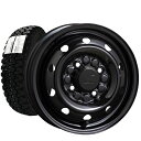 【2024年製造】ブリヂストン 604V 145/80R12 80/78N (RD-604 STEEL) 【サマータイヤ M S】 (●M74 ブラック●TF367）スチールホイール 4本セット【軽トラック】【軽トラ】【軽貨物】【新品】