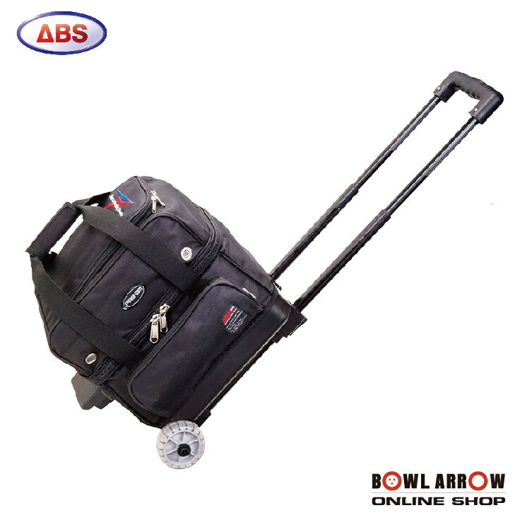 ABS B20-650（ブラック）ボウリングバッグ　ボウリング　ボール　小物　1個　人気　シューズ　バッグ　売れ筋　ブラック　黒　グッズ　用品　鞄　ボーリング　キャスター