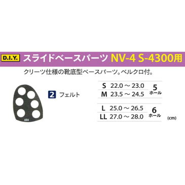 ABS シューズ パーツ スライドベースパーツ(クリーツ仕様)#2 フェルト ボウリング用品 ボーリング グッズ
