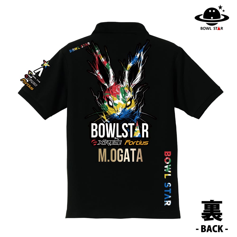 【送料無料】ボウルスタースポーツポロシャツビーストバイブスミソラビットボウリング　ボウリングウェ..