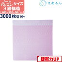 【法人限定販売】 エアキャップ 平袋 梱包 えあるん 3層 ノートパソコン PC 静電気防止 (400×350+50mm) 3000枚 セット プチプチ 袋 エ...