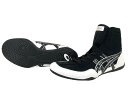 IN STOCK【3日程度で出荷可能なサイズあり】ASICS Speciai Order レスリングシューズ ブラックxブラック補強ホワイトスペシャルオーダー アシックスEX-EO後継