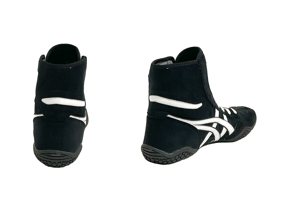 在庫確保　IN STOCK【3−5日程度で出荷】ASICS Speciai Order レスリングシューズ　ブラックxホワイトフチブラック ウインドウホワイトスペシャルオーダー アシックス　1083A001 　EX-EO後継　ボクシングシューズ　にも使用可