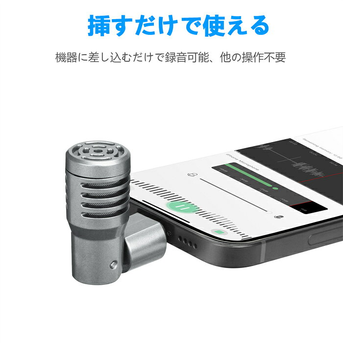 2年保証 BOYA コンデンサー マイク usb 小型 ミニ 360°無指向性 高感度 スマホ用 外付けマイク携帯電話 モバイルマイク パソコン タブレット PC/iPhone&iPad&ipod用 生配信 動画撮影 録音 仕事 ライブ vlog ビデオ撮影 使用簡単 BY-P4 画像2
