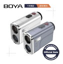 \スーパーDEAL10%ポイントバック/ゴルフ 距離計 レーザー距離計 距離測定器 距離計測器 LCD赤色表示 最速0.2秒 最大1000m 高低差補正 USB-C 充電式 振動 IP54生活防水 シンプル ワンモード レンジファインダー ピンロック BOYA 正規品 R-TWO(4)