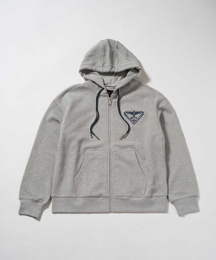 【 BOY LONDON 】BOY KANOKO Fleece Full Zip Hoodie GRAY 【 BOY LONDON 】BOY KANOKO Fleece Full Zip Hoodie GRAY