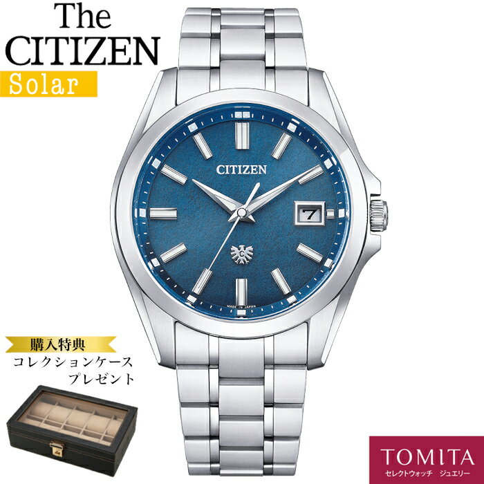 【国内正規品】 【10年保証】 CITIZEN シチズン The・CITIZEN ザ・シチズン AQ4091-56M ソーラー スーパーチタニウム 耐磁1種 耐ニッケルアレルギー 10気圧防水 【コレクションケース付】