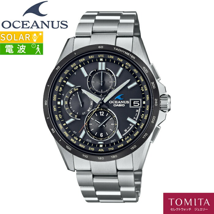 yKiz CASIO JVI OCEANUS IVAiX OCW-T2600J-1AJF \[[dg `^jE [h^C Tt@CKX 10Ch