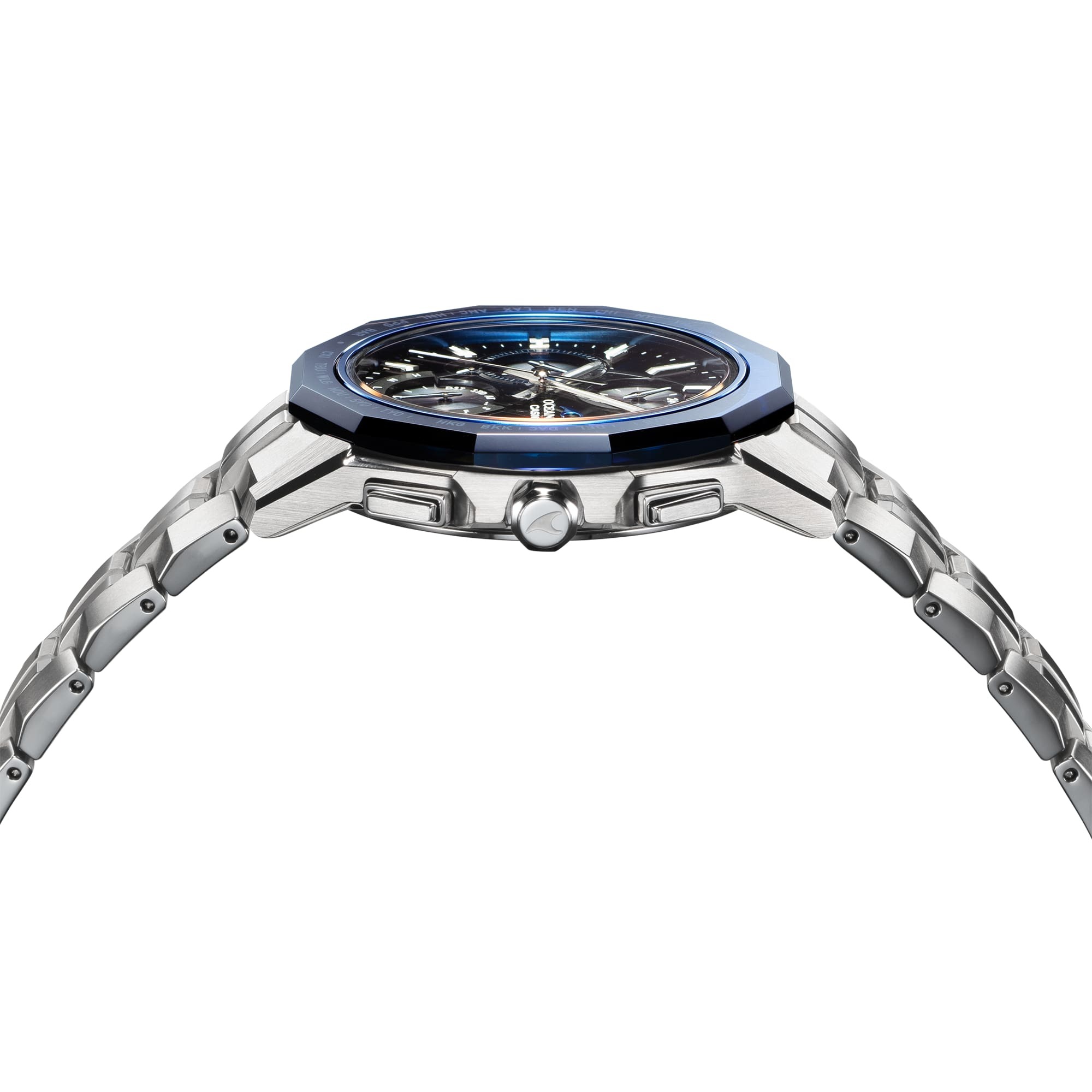 【国内正規品】 CASIO カシオ OCEANUS オシアナス マンタ OCW-S6000-1AJF ソーラー電波 Bluetooth チタニウム サファイヤガラス 10気圧防水 (7)