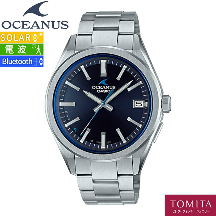 【国内正規品】 CASIO カシオ OCEANUS オシアナス OCW-T200S-1AJF ソーラー電波 Bluetooth サファイヤガラス 10気圧防水