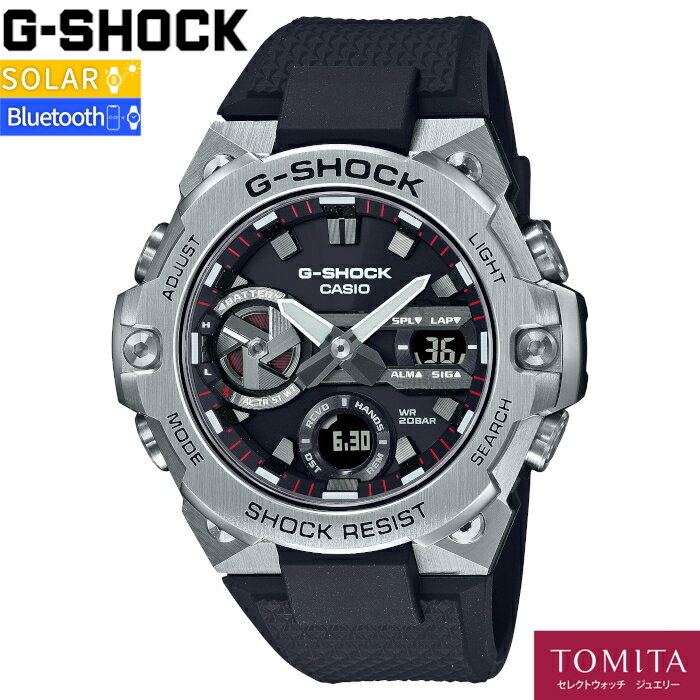 yKiz CASIO JVI G-SHOCK W[VbN G-STEEL GST-B400-1AJF \[[ Bluetooth [h^C 20Ch