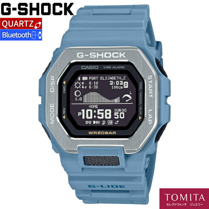 yKiz CASIO JVI G-SHOCK W[VbN GBX-100-2AJF G-LIDE Bluetooth NH[c ^ChOt [f[^ 20Ch