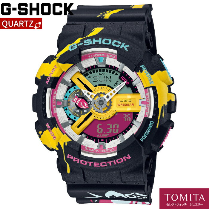 【限定商品】 CASIO カシオ G-SHOCK ジーショック GA-110LL-1AJR リーグ・オブ・レジェンドコラボ ストップウォッチ1/1000 クォーツ 20気圧防水