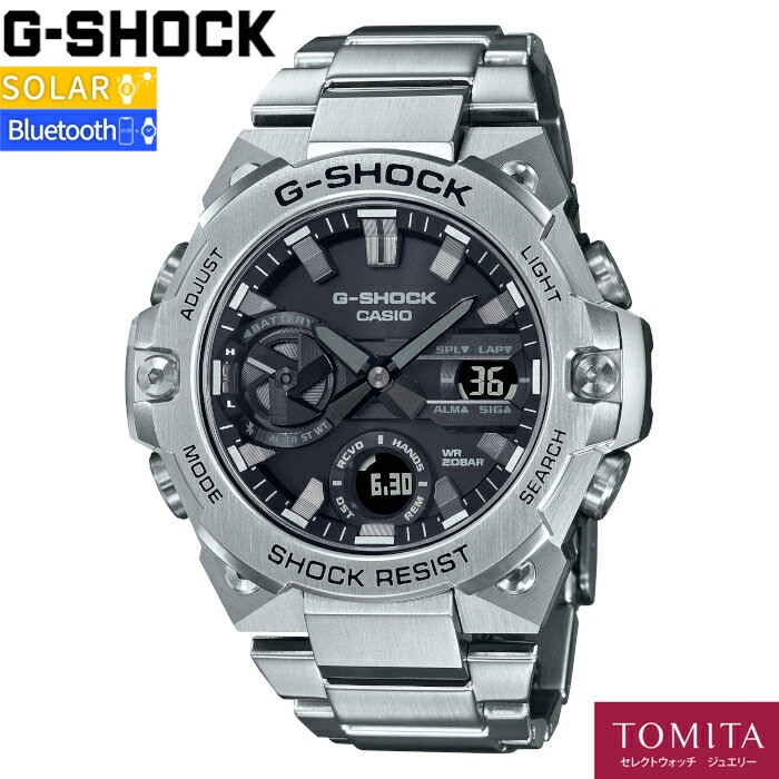 yKiz CASIO JVI G-SHOCK W[VbN G-STEEL GST-B400D-1AJF \[[ Bluetooth [h^C 20Ch