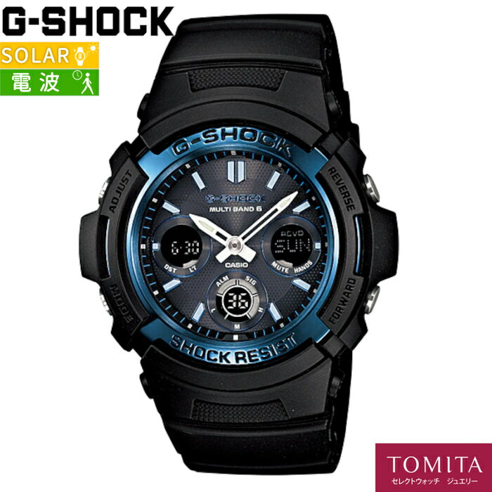 【国内正規品】 CASIO カシオ G-SHOCK ジーショック AWG-M100A-1AJF ソーラー電波 ワールドタイム 20気圧防水