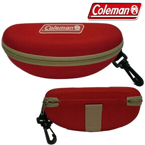 まとめ買い コールマン 正規品 セミハードケース ベルト リュック 掛けられる Coleman サングラス用 ケース レッド CO-07(検索: アウトドア 登山 メガネケース 眼鏡ケース 人気 小物入れ ) サングラス特集 ◇ セミハードケース CO07:レッド