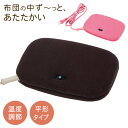 電気あんか 平形 温度調節付き 3段階 ダイヤル式 コンパクト 長方形 お湯を使わない 繰り返し使える 暖房器具 エコ 省エネ 節電 おなか 足元 あったか 布団 寝室 オフィス 寒さ対策 冷え対策 ぽかぽか /60N◇ 平形あんか