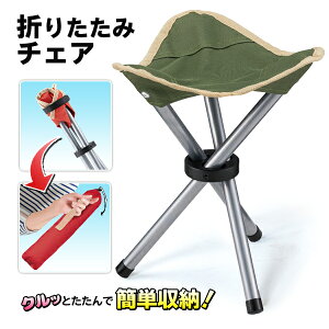 超軽量 折りたたみ式 コンパクトチェア スリム 収納 折りたたみチェアー 安定感抜群 (検索: 折りたたみイス 子ども用イス キャンプ 腰かけ 防災用 スチール製 いす ) まとめ買い アウトドア特集 ◇ トライアングルチェアーU