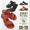 【送料無料】SANTA BARBARA POLP&RACQUET CLUB ポロ&ラケットクラブ レディース 女性用 軽量2wayウエッジソール イチマツ【IC...