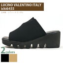 【送料無料】レディースウェーブソールサンダル 日本製 LUCIANO VALENTINO ITALY イチマツ【ICHI6455】オープントゥ 履きやすい 防滑...