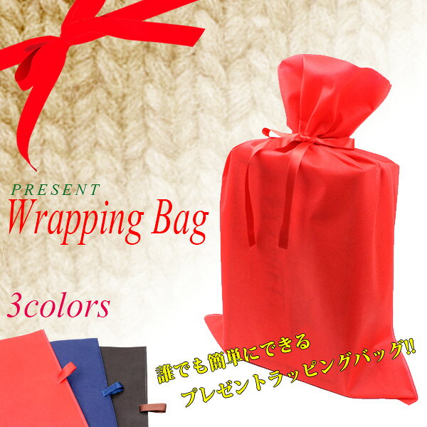 巾着　包装　ギフト　ラッピングバッグ プレゼント用　【WRAPPING】　ソフトバッグ 二穴巾着タイプ□wrapping□