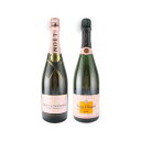 楽天酒販革命　スーパーノヴァモエ・エ・シャンドン ロゼ & ヴーヴクリコ ロゼ 正規 750ml×2本 飲み比べセット