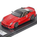 Look Smart 1/43XP[ tF[ 599XX gVersione Clientih #7 Rosso Corsa / Grigio Ghisa Opaco LS368I