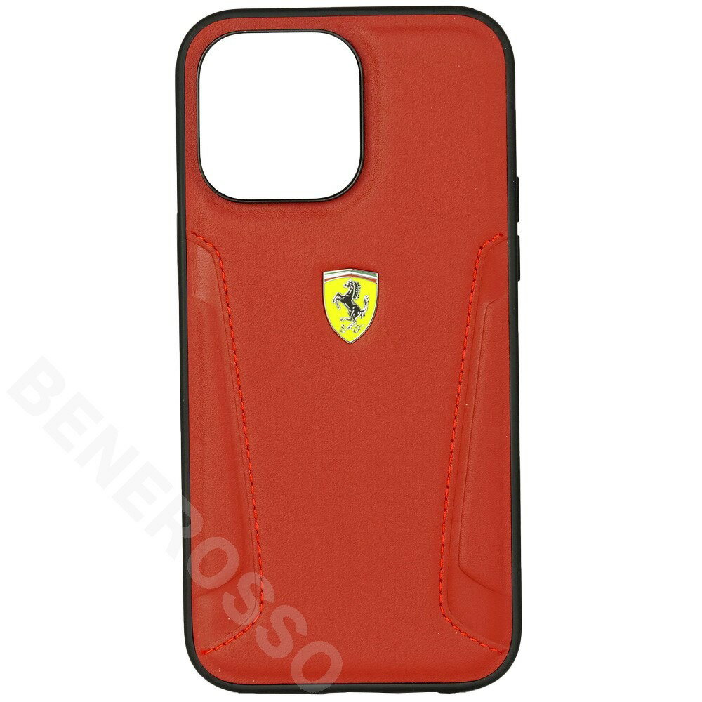 Rakuten - フェラーリ iPhone14ProMax レザー バックカバー レッド FEHCP14XRBUR