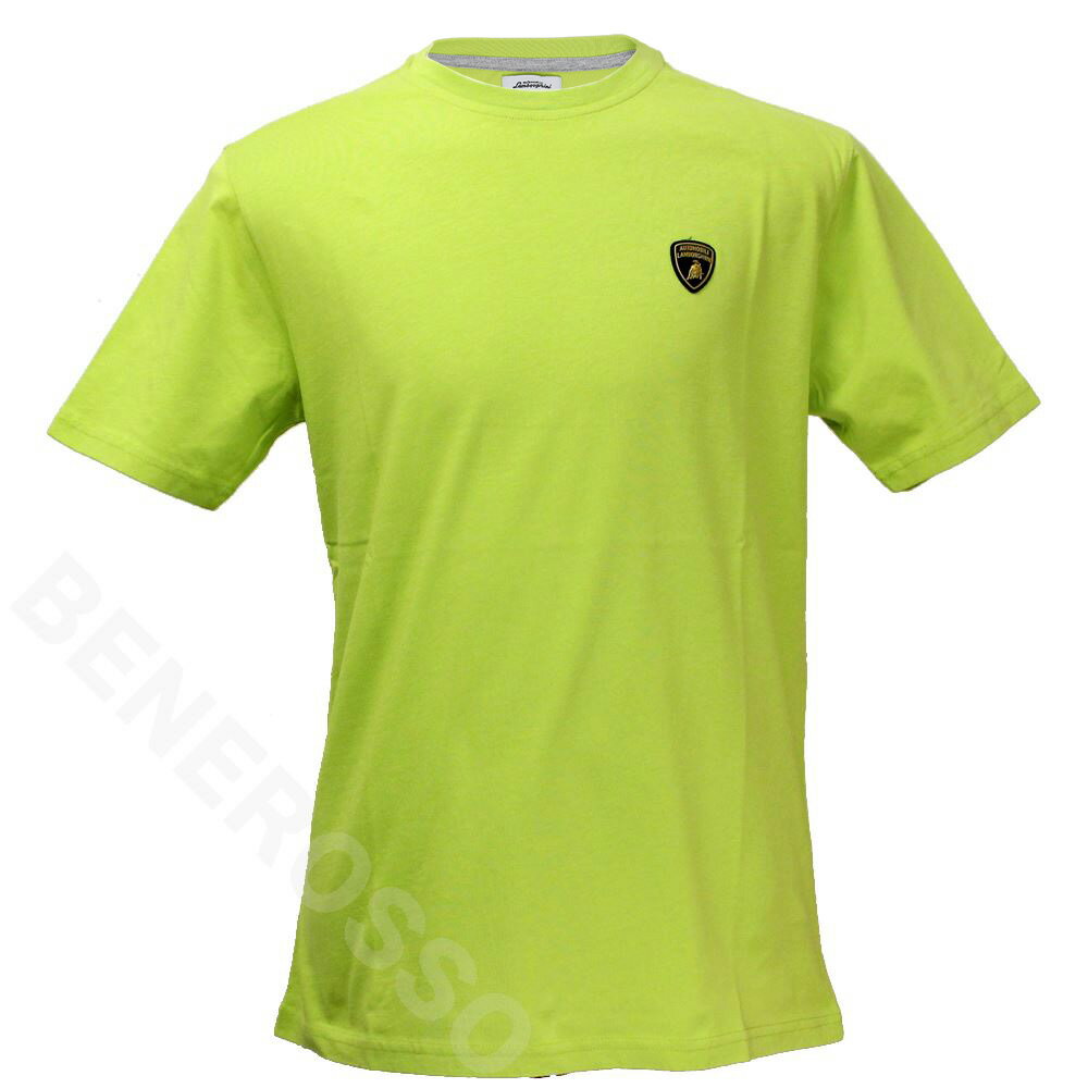 Rakuten - ランボルギーニ メンズ シールド Tシャツ ライムグリーン 9009552CCG087
