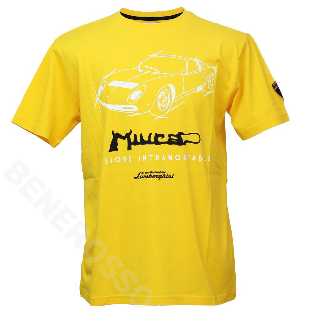 Rakuten - ランボルギーニ メンズ Miura Passione Tシャツ イエロー 9011130CCY034