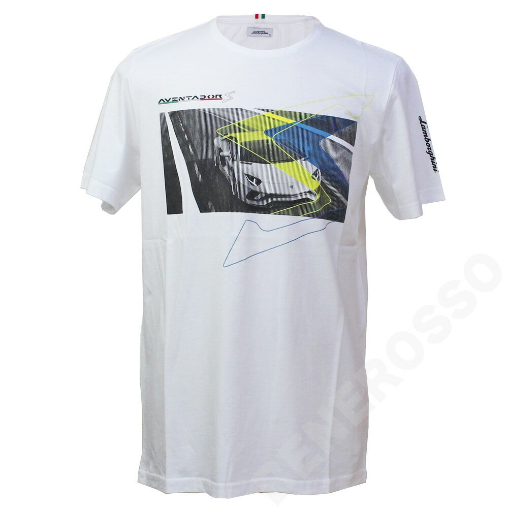 Rakuten - ランボルギーニ メンズ アヴェンタドールS Tee ホワイト（Bianco Isi）9012190CCW086