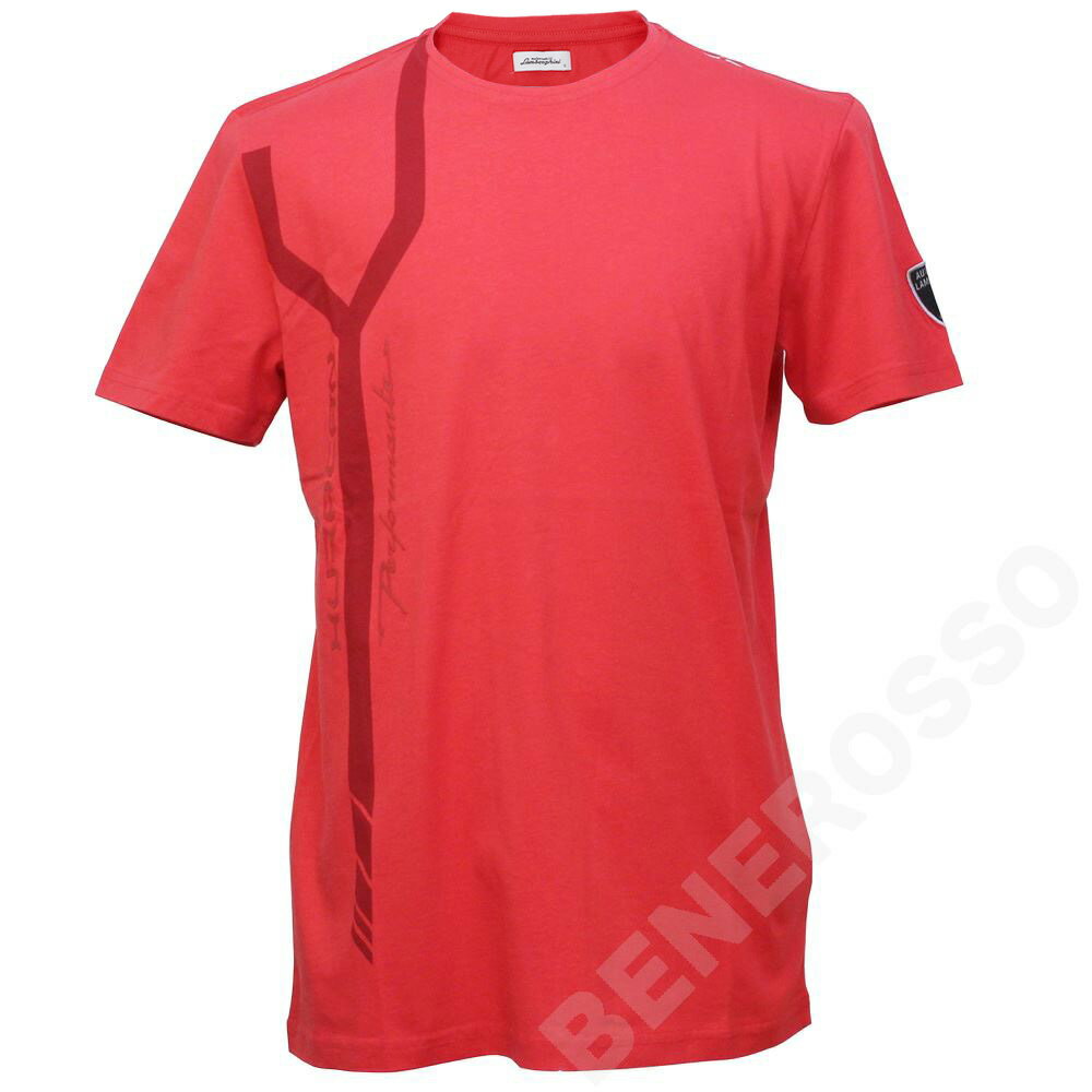 Rakuten - ランボルギーニ メンズ Huracan ペルフォルマンテ Tee レッド（Rosso Mars） 9012223CCR055