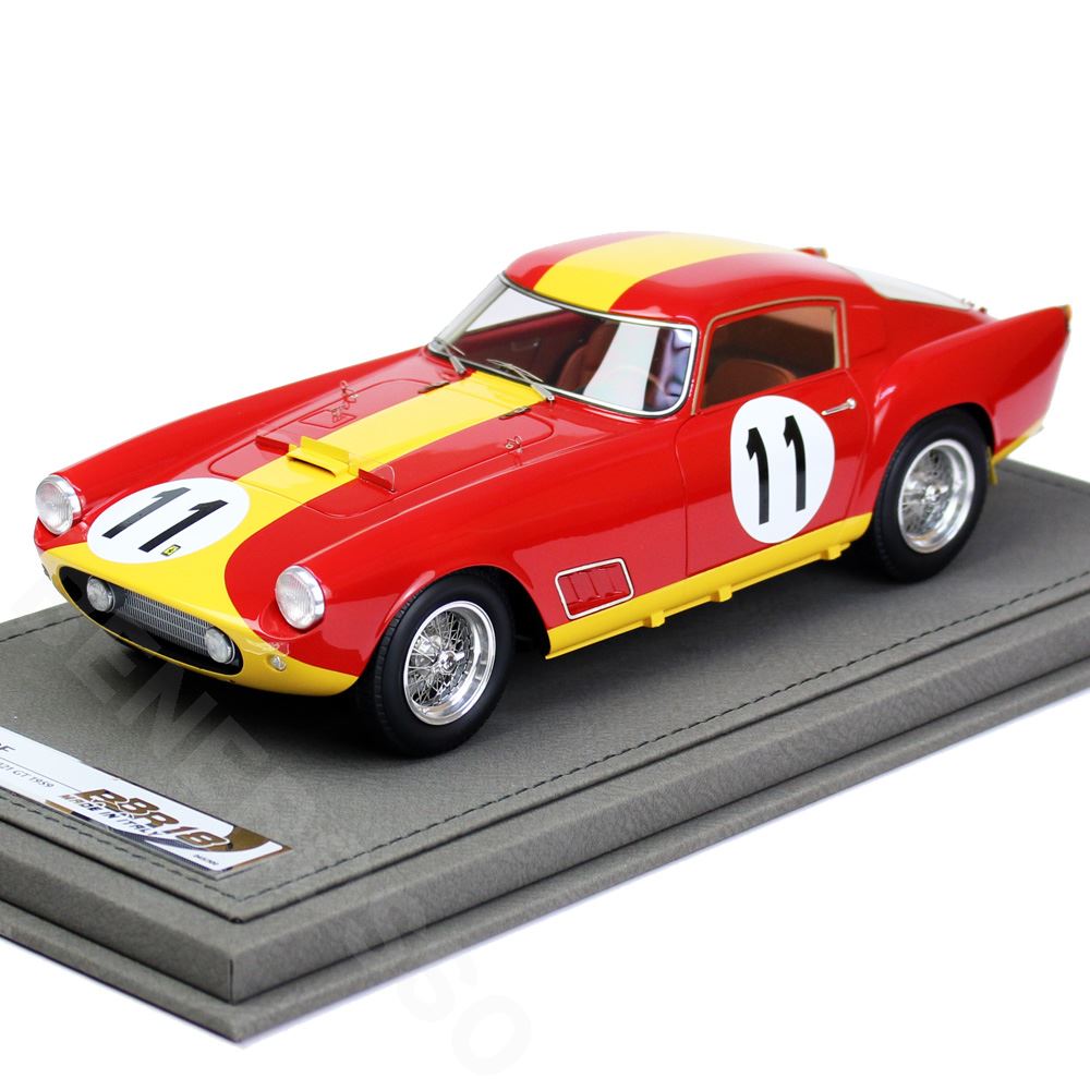 BBR MODEL 1/18スケール フェラーリ 250 TDF s/n 1321 GT Le Mans 1959 No.11 BBR1836V