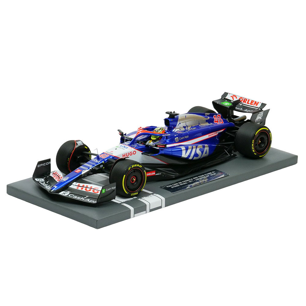 MINICHAMPS 1/18スケール ビザ キャッシュ RB F1チーム VCARB 01 岩佐歩夢 日本GP 2024 F1公式セッションデビュー FP1 117240440