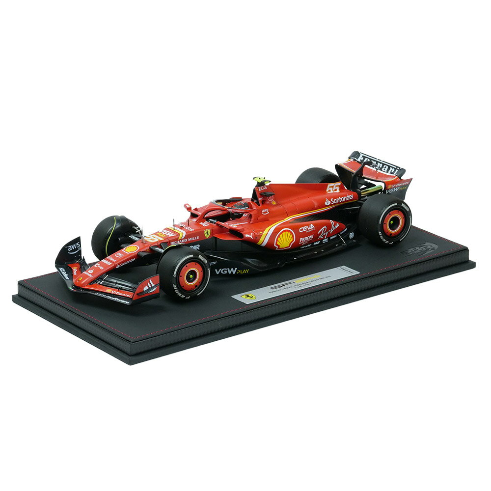 Rakuten - BBR MODELS 1/18スケール フェラーリ SF-24 オーストラリアGP 2024 C.サインツ Winner（ケース付）BBR241855DIE