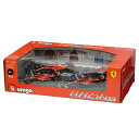 BBURAGO 1/43スケール フェラーリ C.ルクレール F1 モデルカー4台セット 2023-2024 レッド BR-18-36848
