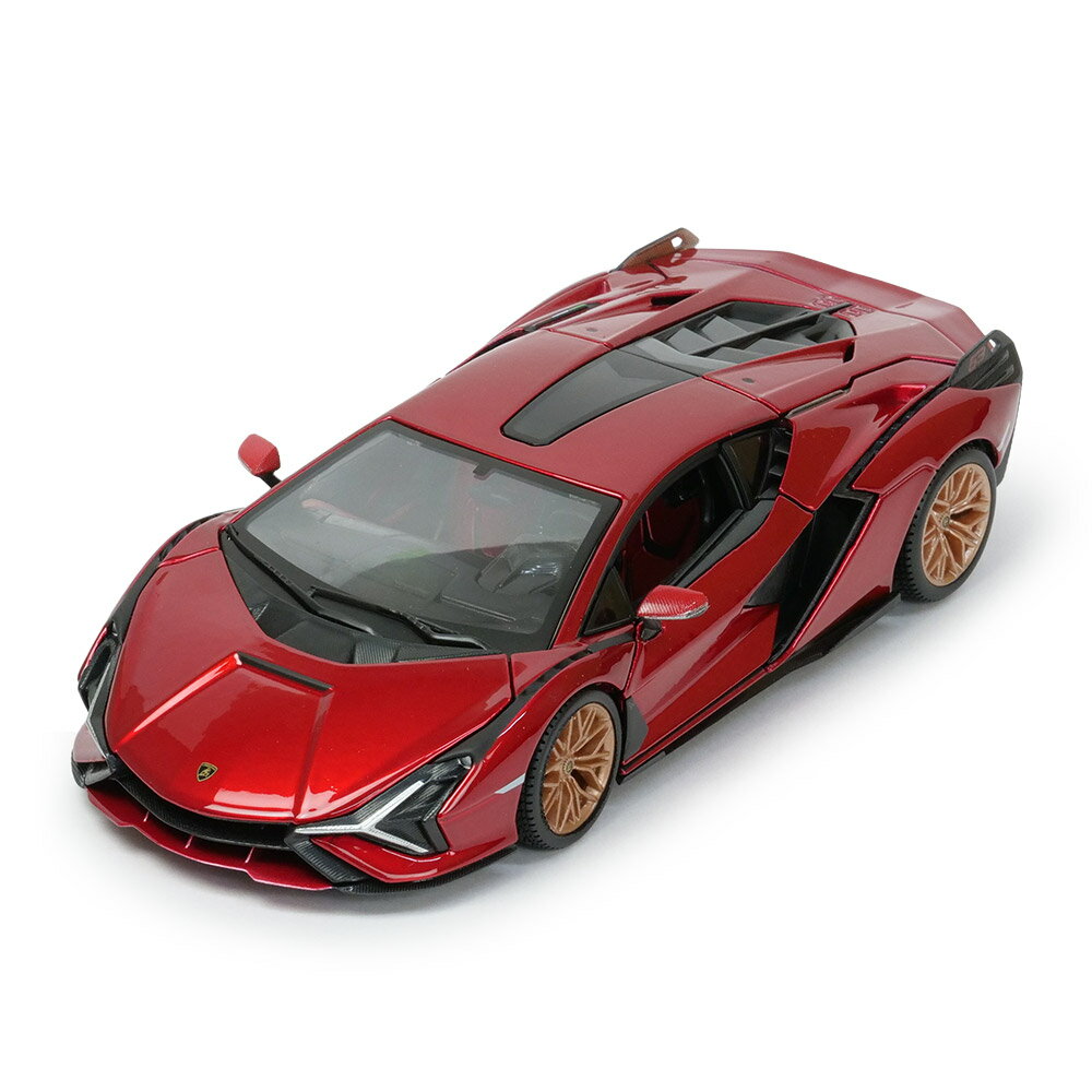 Lamborghini - Bburago 1/24スケール ランボルギーニ シアン FKP37 レッド BUR21099R1