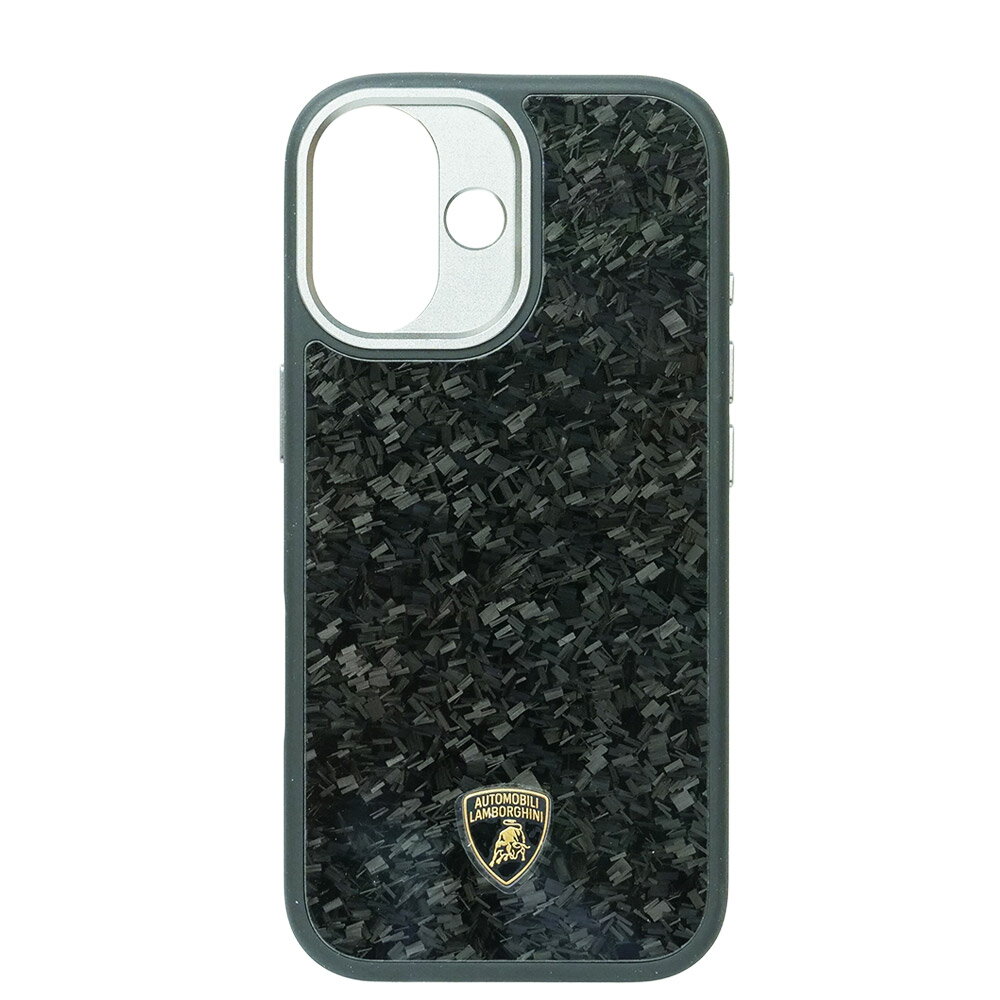 Rakuten - ランボルギーニ iPhone 17 リアルカーボン バックカバー ウラカン D14 ブラック マグセーフ対応 LB-TPUPCMIP17-HU/D14-GD