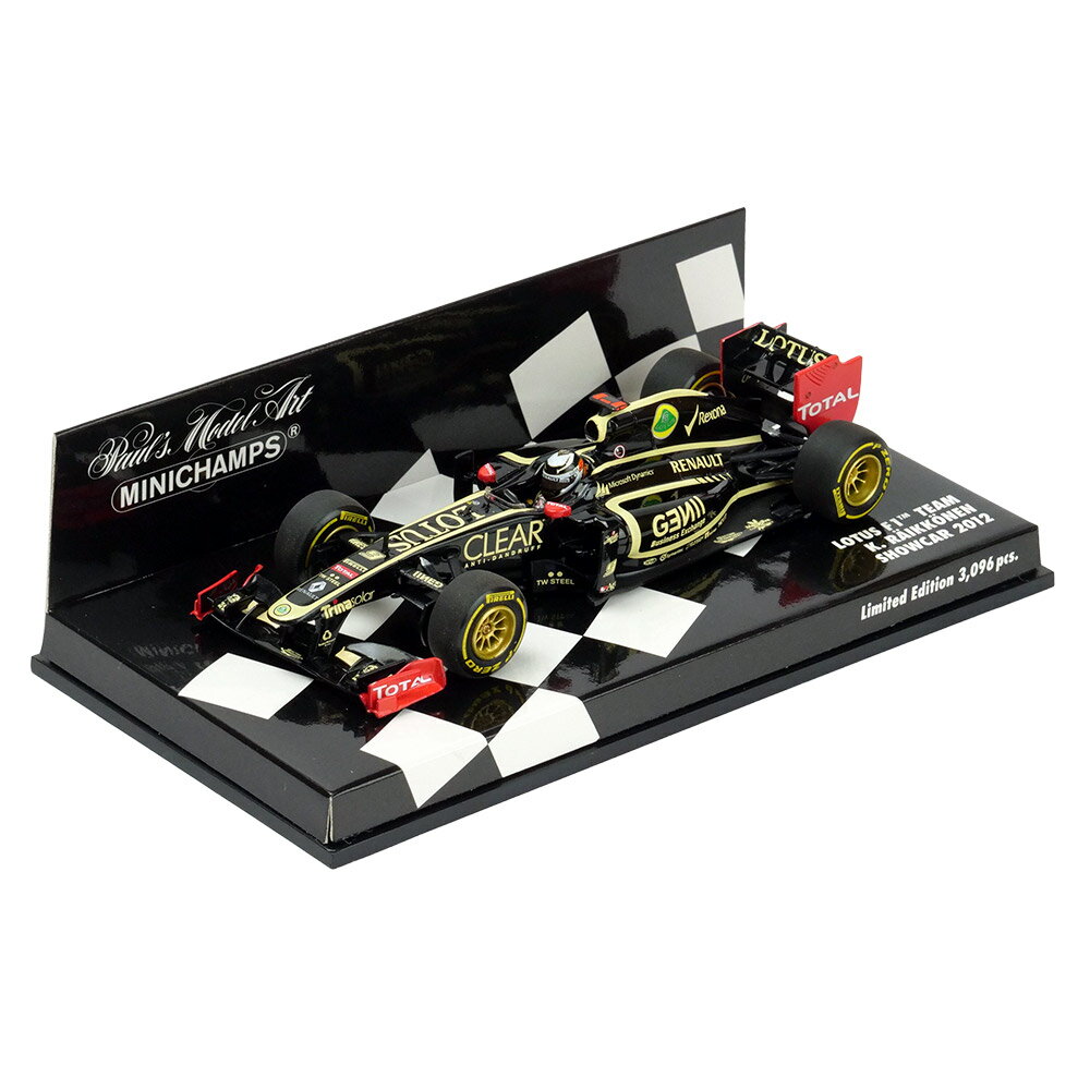 MINICHAMPS 1/43スケール ロータス F1チーム 2012 ショーカー K.ライコネン 410120079