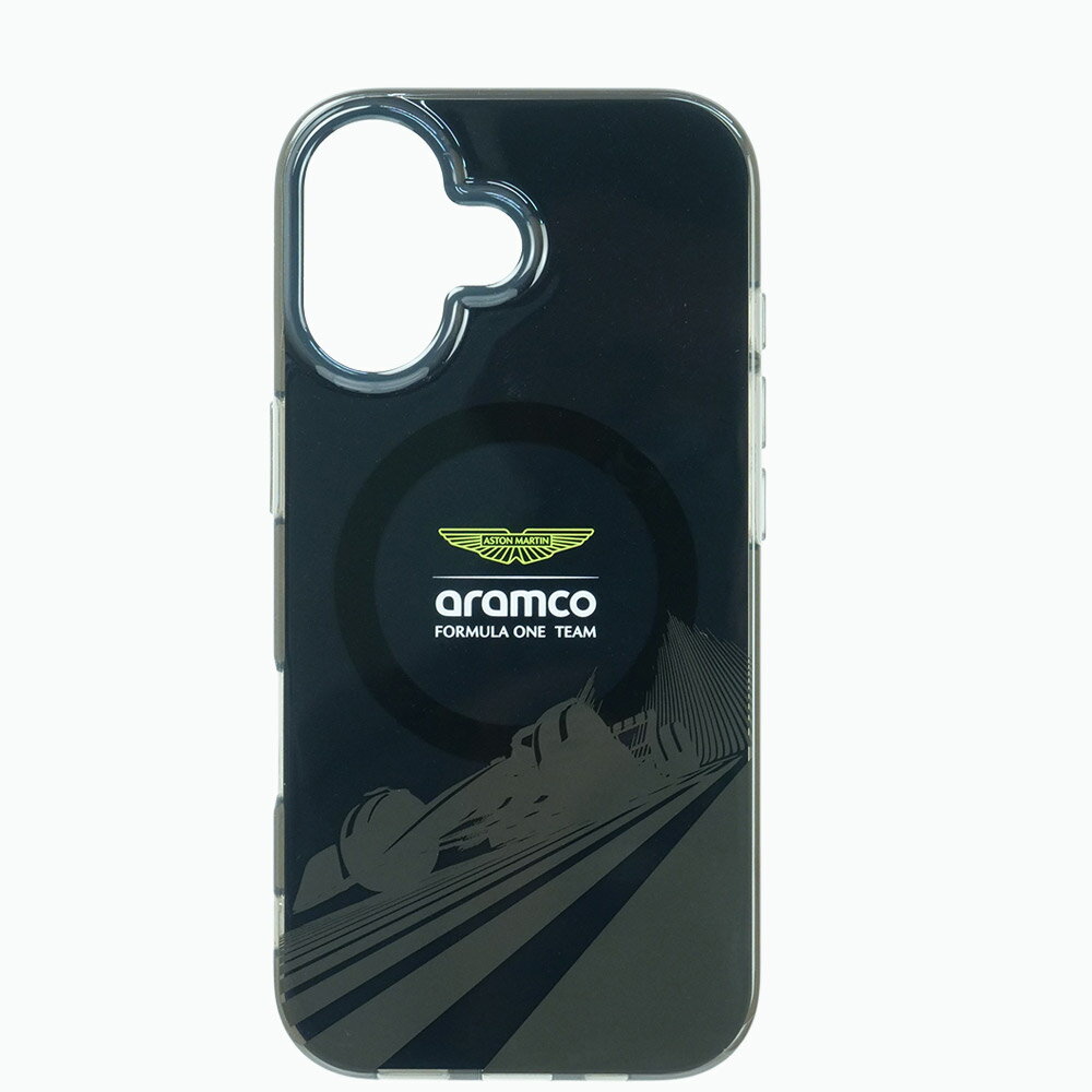 Rakuten - アストンマーチン アラムコ F1チーム iPhone17 IML バックカバー F1カー/ロゴ ブラック マグセーフ対応 ARHMP17SUF1K