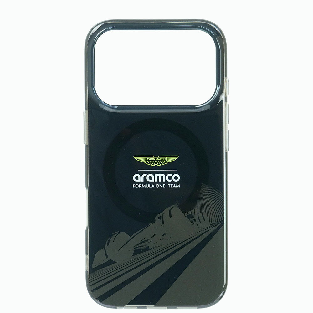 Rakuten - アストンマーチン アラムコ F1チーム iPhone 17Pro IML バックカバー F1カー/ロゴ ブラック マグセーフ対応 ARHMP17LUF1K