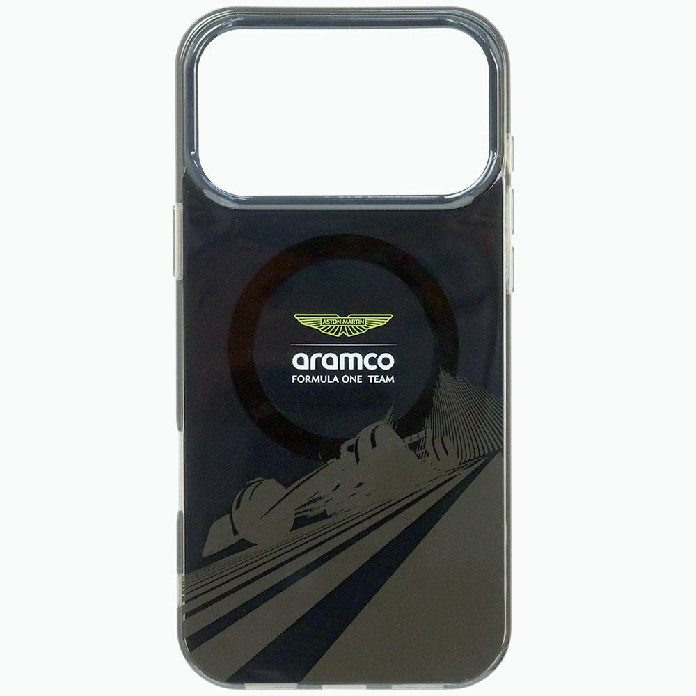 Rakuten - アストンマーチン アラムコ F1チーム iPhone17ProMax IML バックカバー F1カー/ロゴ ブラック マグセーフ対応 ARHMP17XUF1K