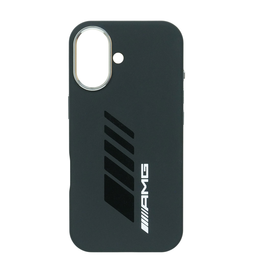 Rakuten - AMG iPhone 17 シリコン バックカバー RHOMBS ブラック マグセーフ対応 AMHMP17S24SORYK