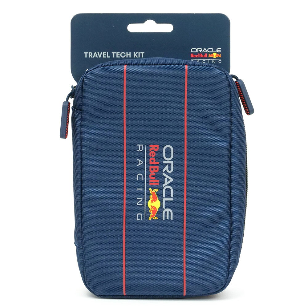 Red Bull レーシング 公式 トラベル テック キット ポーチ ネイビー RBTKOPHLV