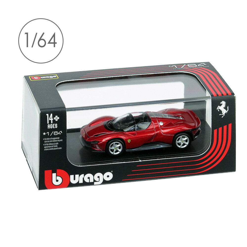 Rakuten - Bburago 1/64スケール フェラーリ デイトナ SP3 レッド 28-56322R